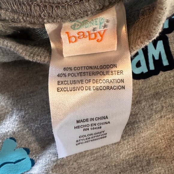 Disney Baby Monsters Inc Scream Team Sweatshirt Sz 0-3 months - Picture 4 of 9